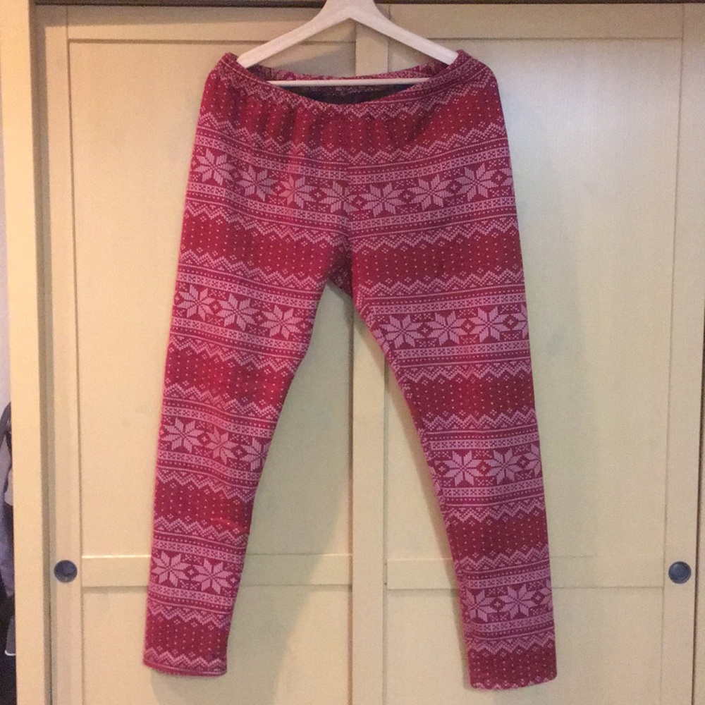 Cozy furry lined leggings